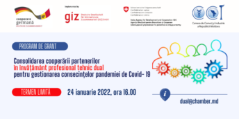 Filiala Hîncești a CCI invită operatorii economici și instituțiile de învățământ profesional tehnic să aplice la un program de granturi